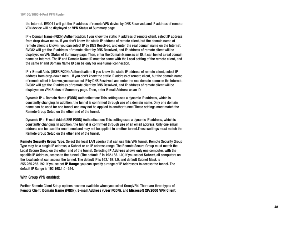 Linksys RV0041 User Manual | Page 56 / 99