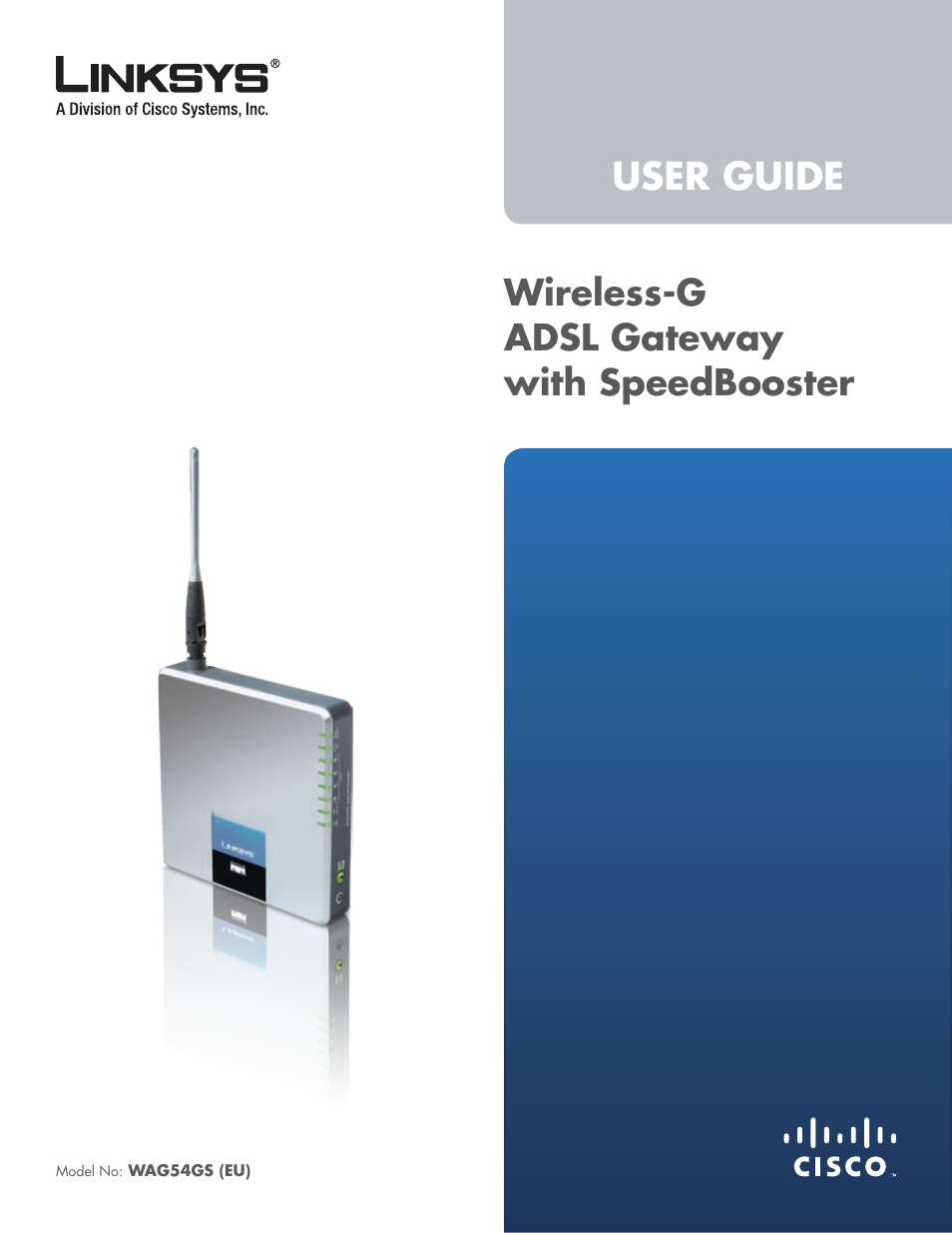 Linksys WAG54GS User Manual | 38 pages