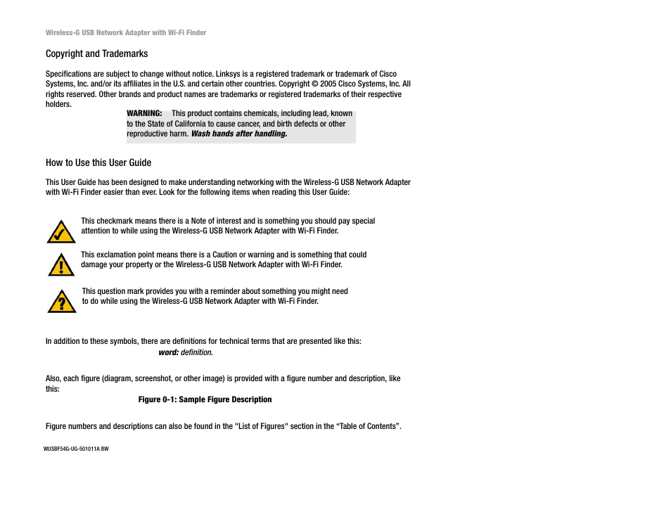 Linksys WUSBF54G User Manual | Page 2 / 63