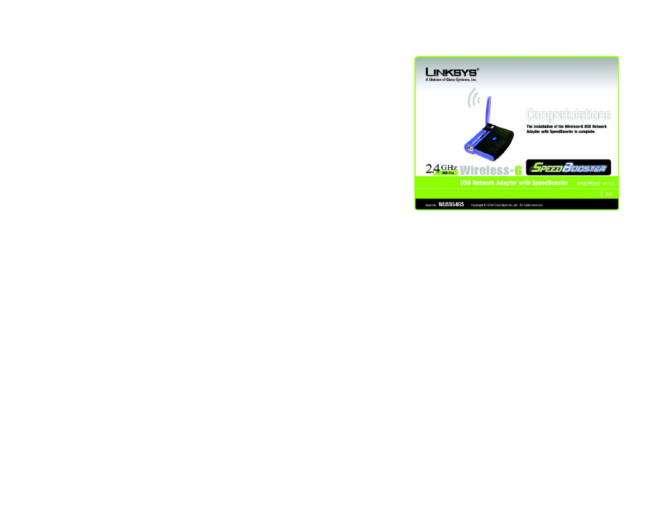 Linksys WUSB54GS User Manual | Page 17 / 48