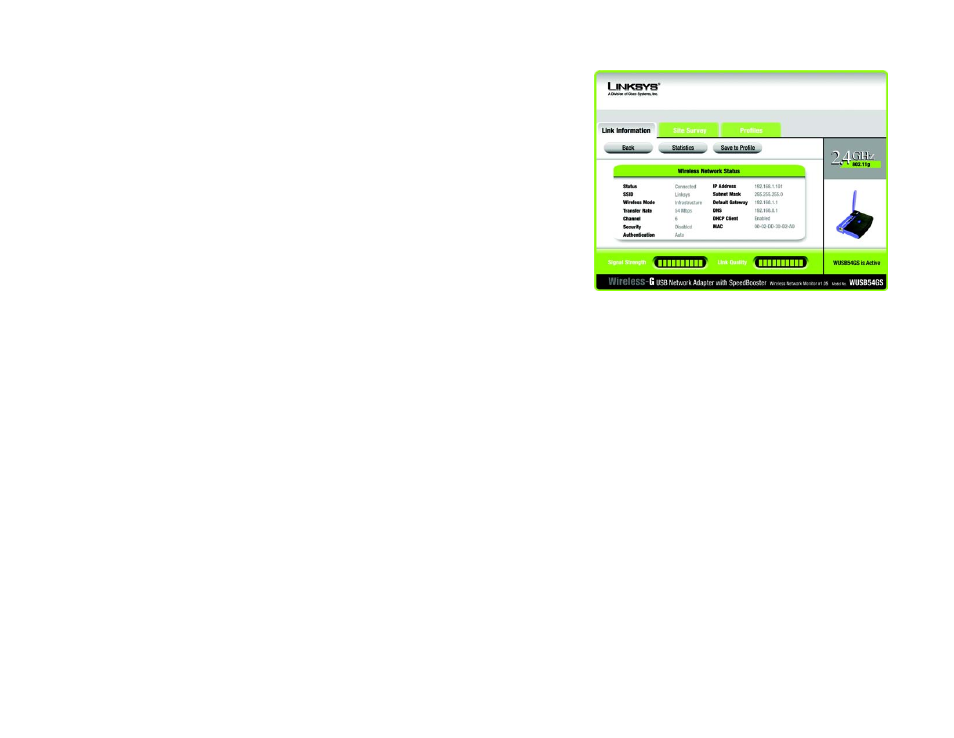 Linksys WUSB54GS User Manual | Page 22 / 48