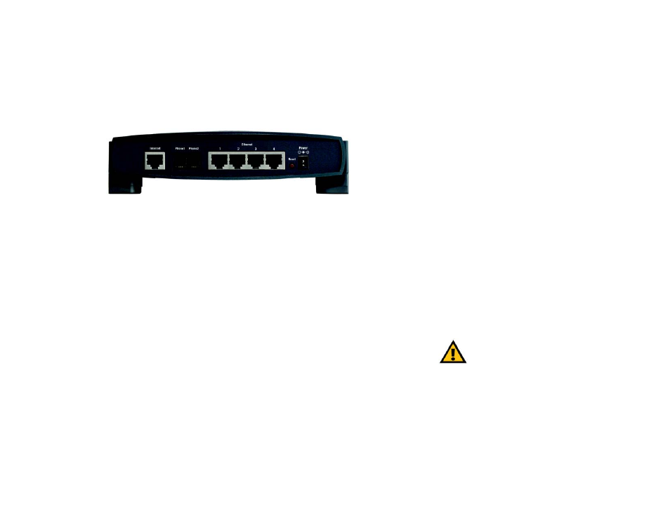 Chapter 3: getting to know the router, The back panel | Linksys RT41P2-AT User Manual | Page 12 / 71