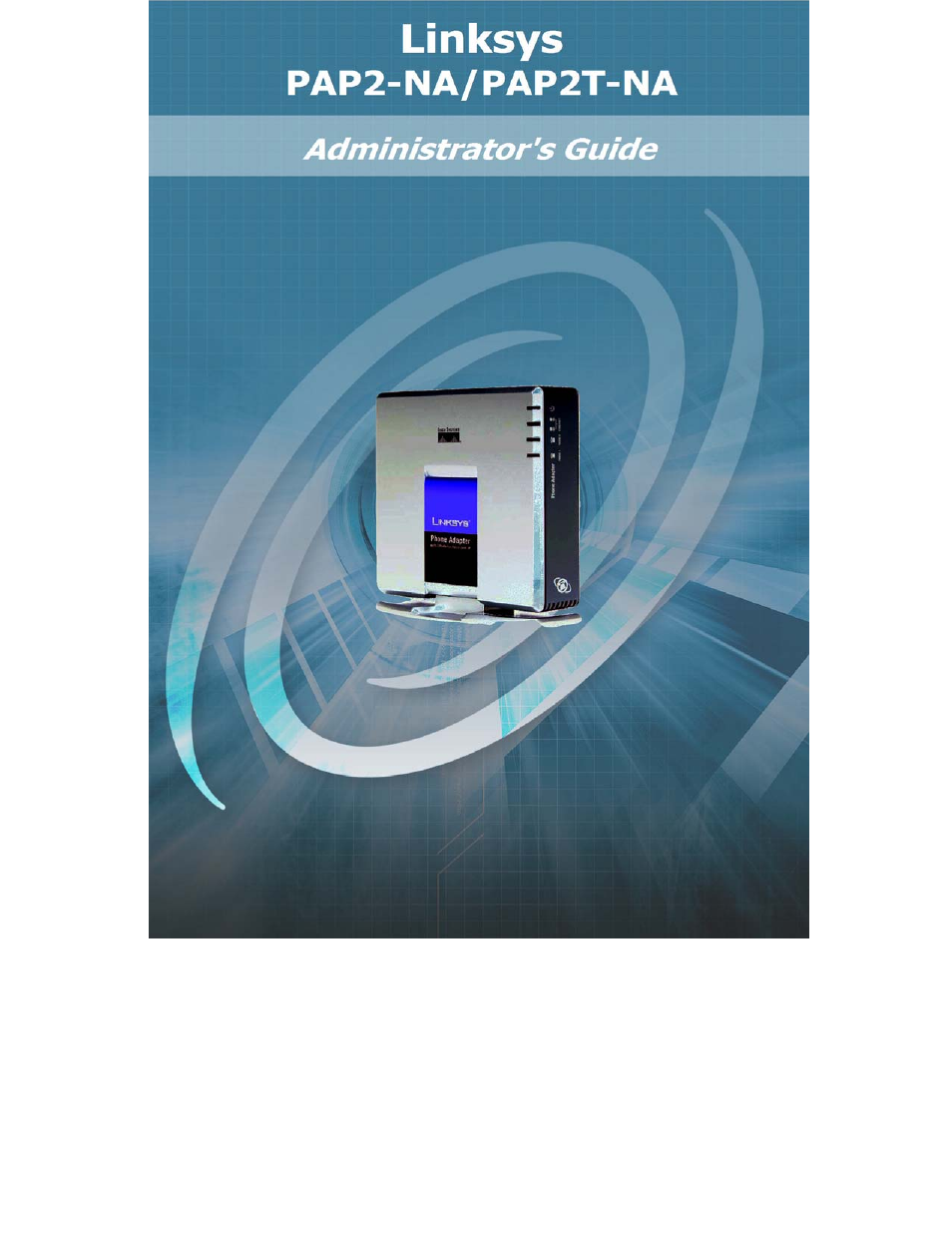 Linksys PAP2T-NA User Manual | 11 pages