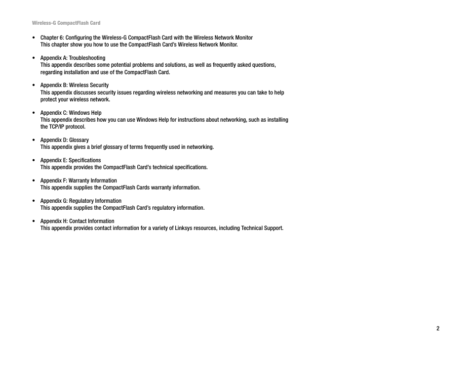 Linksys WCF54G User Manual | Page 7 / 48