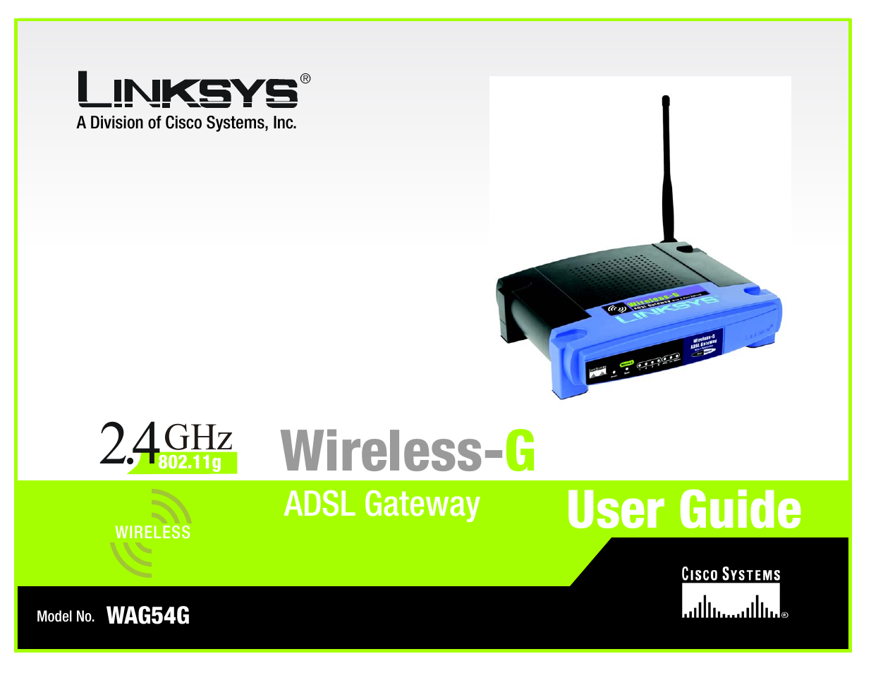 Linksys WAG54G User Manual | 95 pages