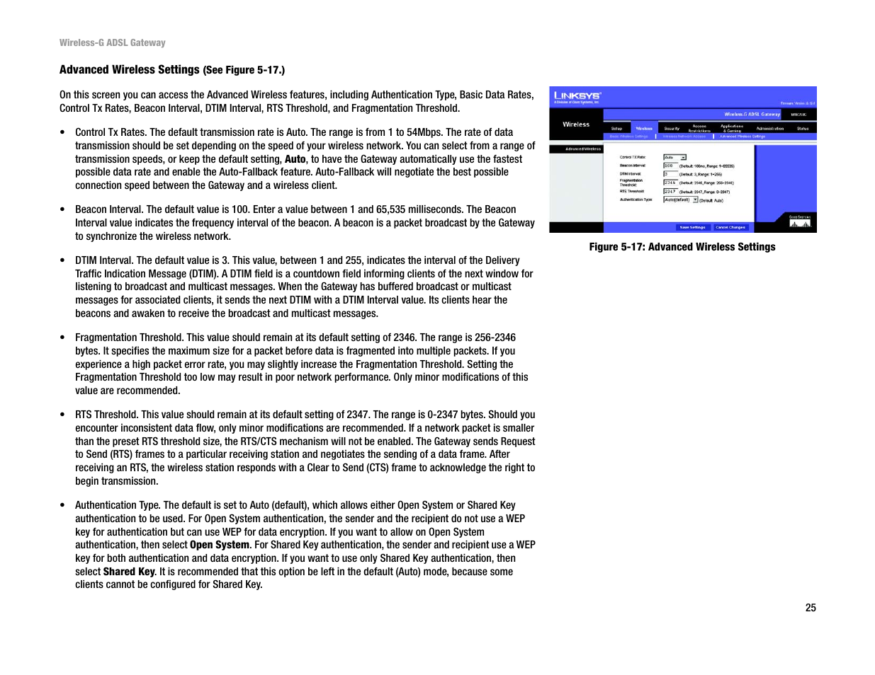 Linksys WAG54G User Manual | Page 32 / 95