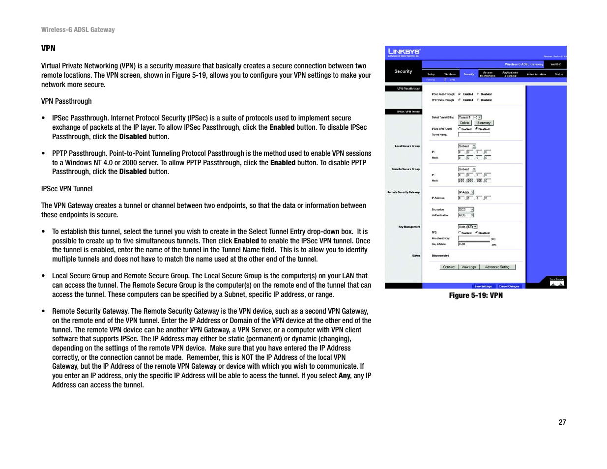Linksys WAG54G User Manual | Page 34 / 95
