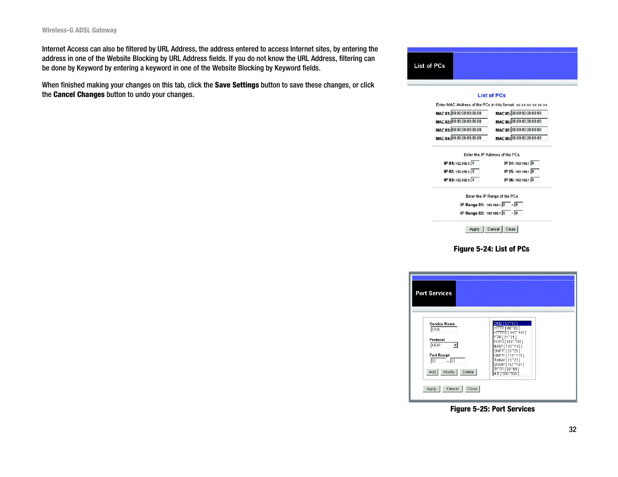 Linksys WAG54G User Manual | Page 39 / 95