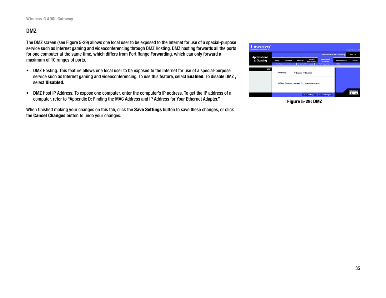 Linksys WAG54G User Manual | Page 42 / 95