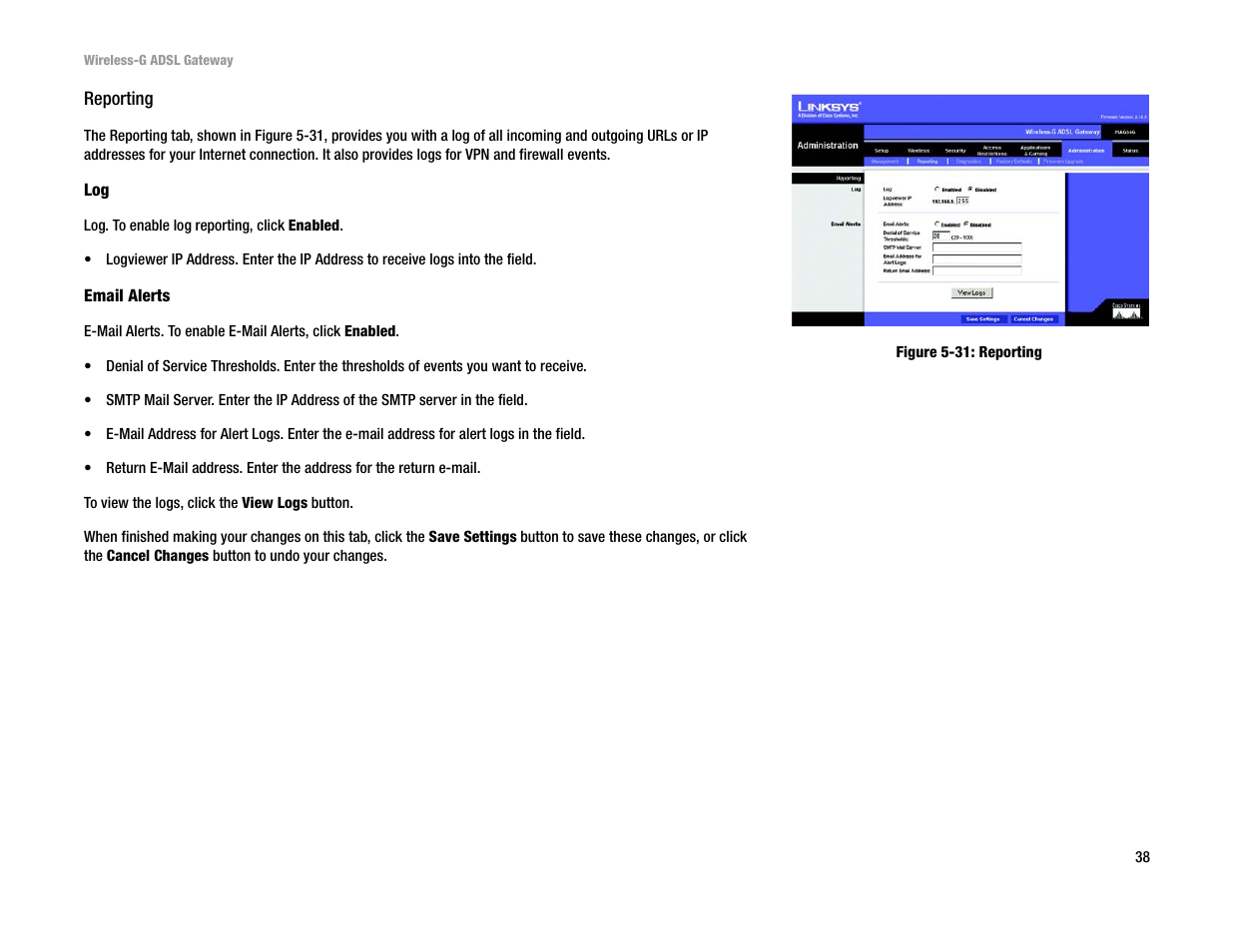 Linksys WAG54G User Manual | Page 45 / 95