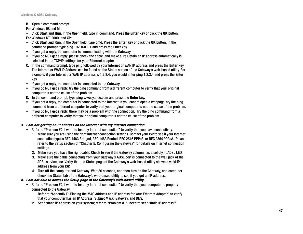 Linksys WAG54G User Manual | Page 54 / 95