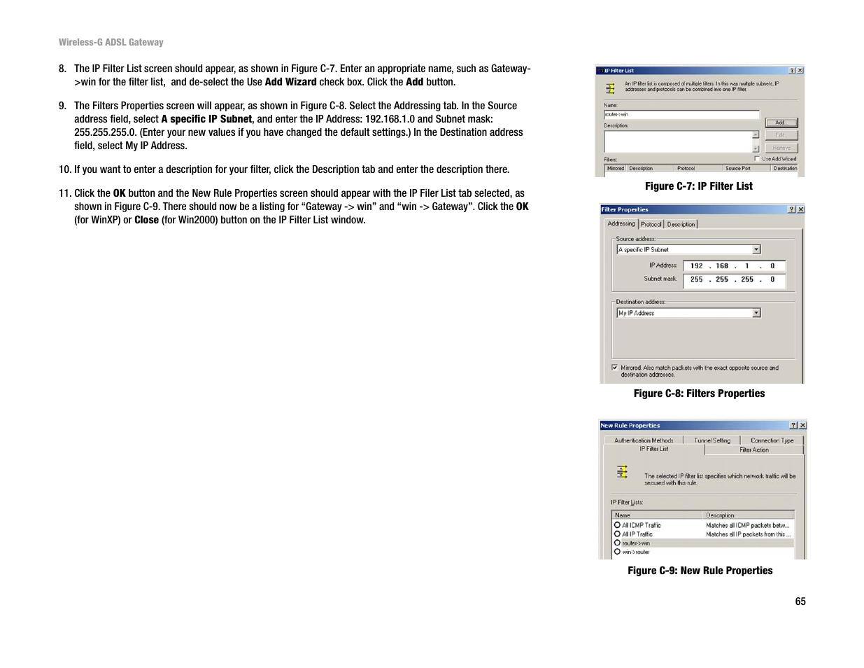 Linksys WAG54G User Manual | Page 72 / 95