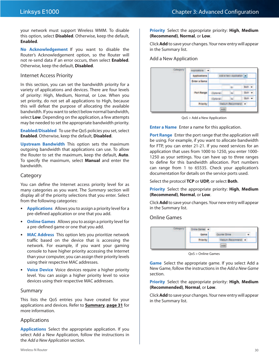 Linksys E1000 User Manual | Page 33 / 60