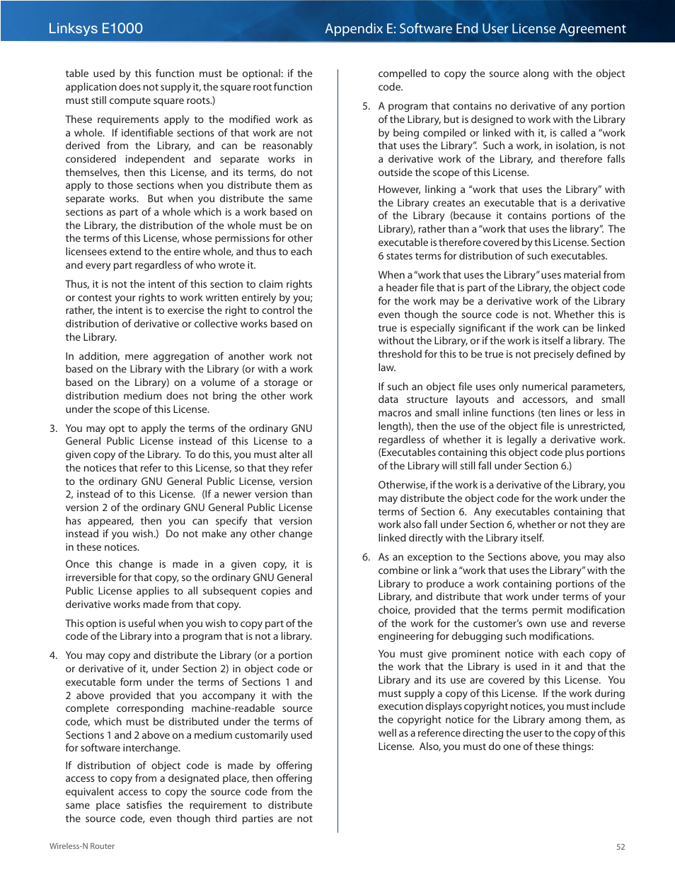 Linksys E1000 User Manual | Page 55 / 60