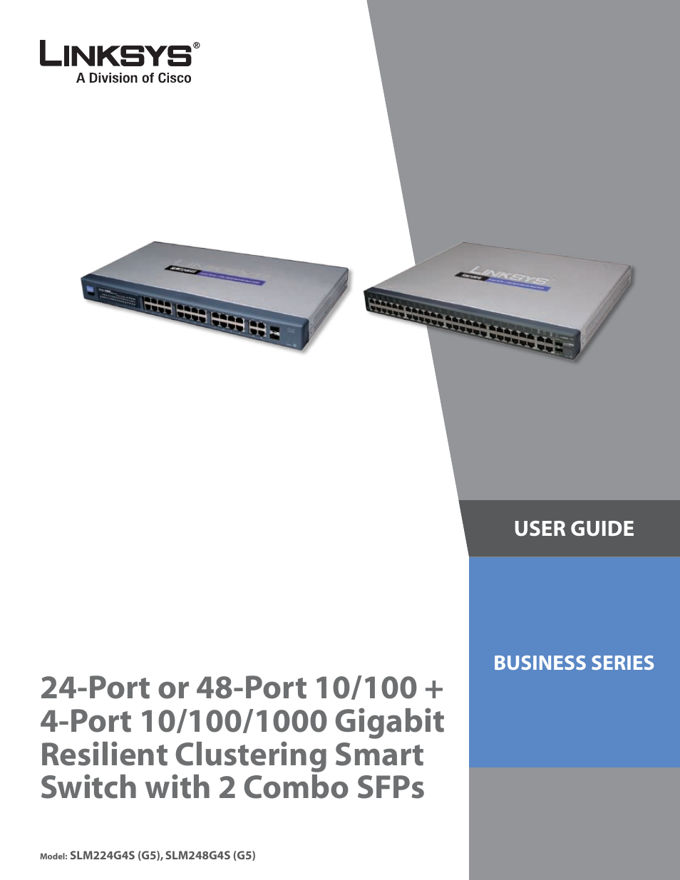 Linksys SLM248G4S (G5) User Manual | 78 pages
