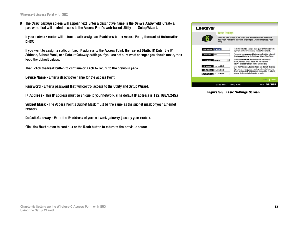 Linksys WAP54GX User Manual | Page 19 / 64