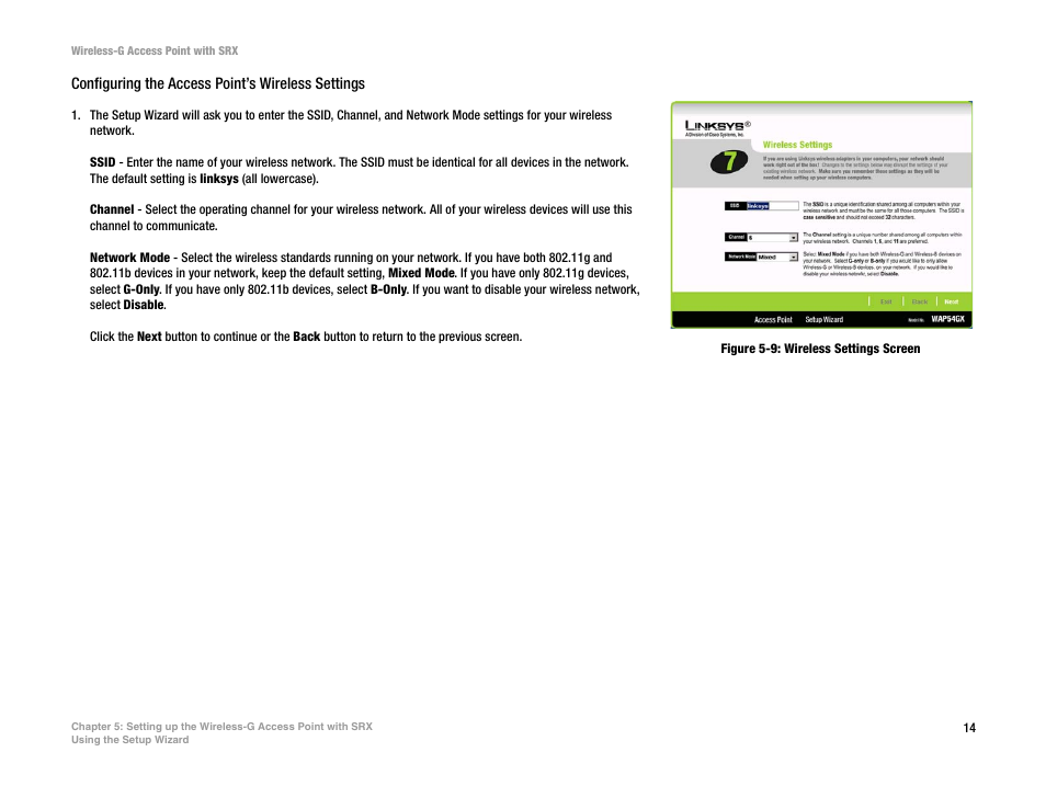 Linksys WAP54GX User Manual | Page 20 / 64