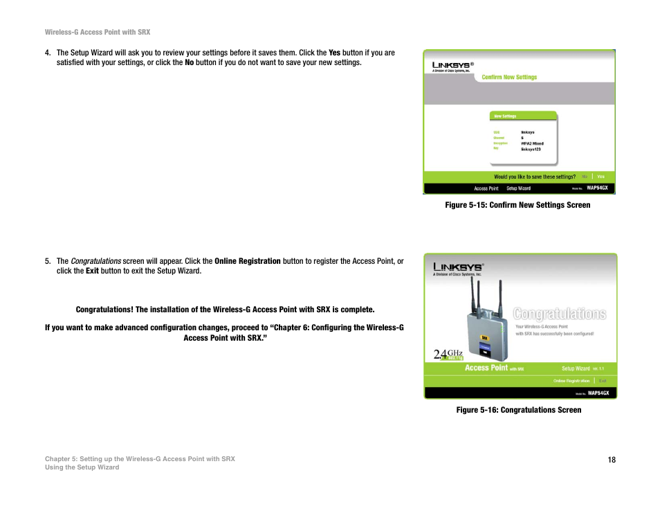 Linksys WAP54GX User Manual | Page 24 / 64
