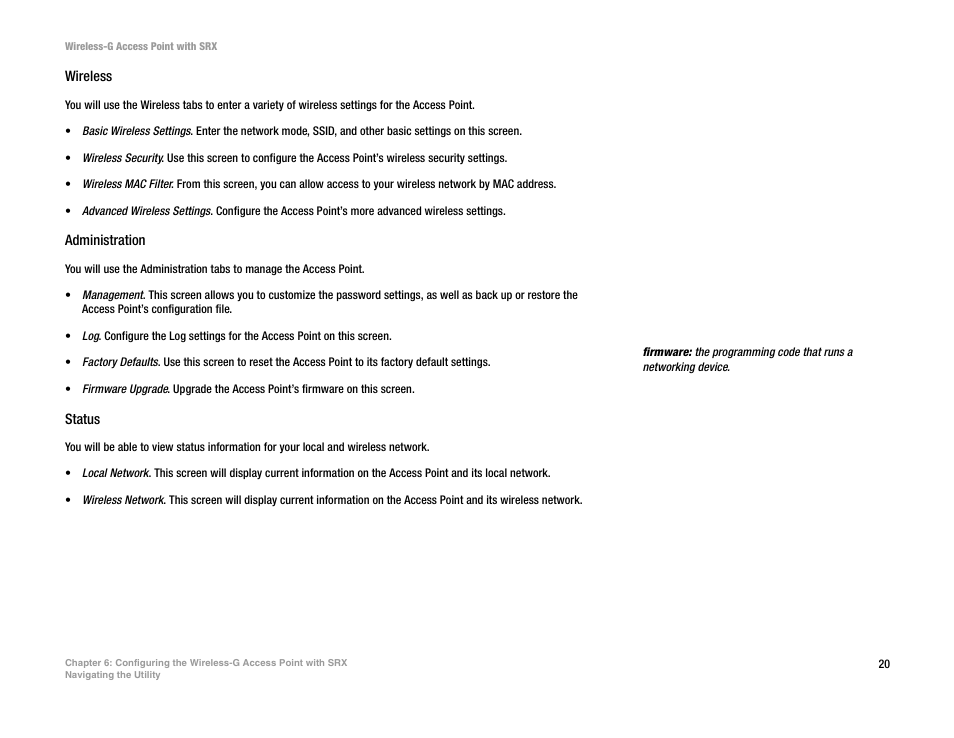 Linksys WAP54GX User Manual | Page 26 / 64