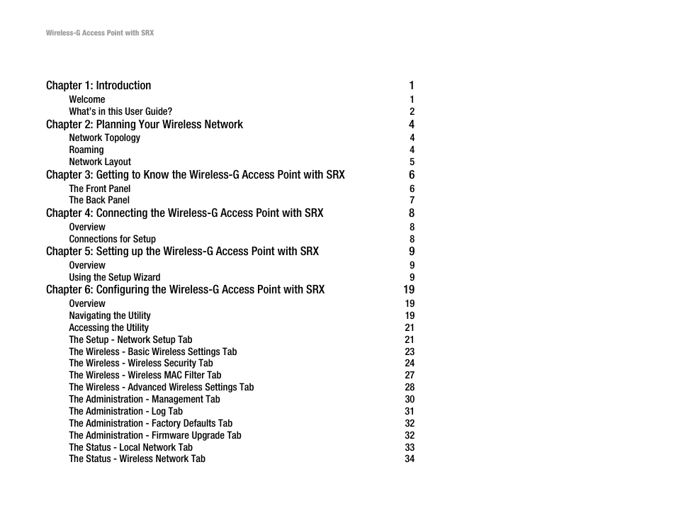 Linksys WAP54GX User Manual | Page 3 / 64