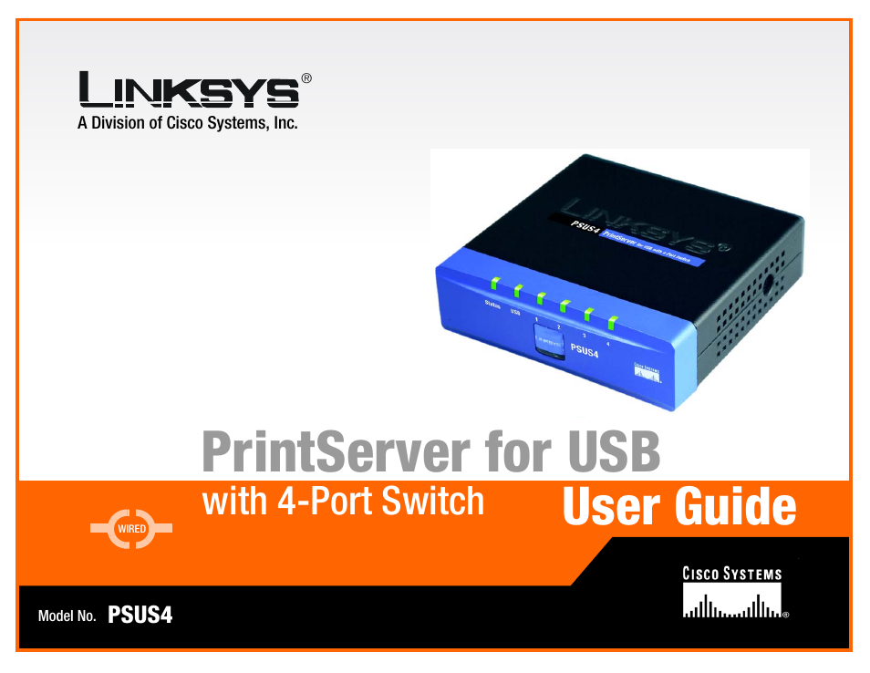 Linksys PSUS4 User Manual | 58 pages