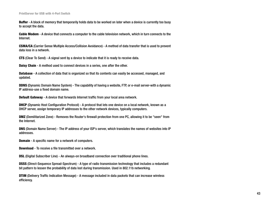 Linksys PSUS4 User Manual | Page 50 / 58