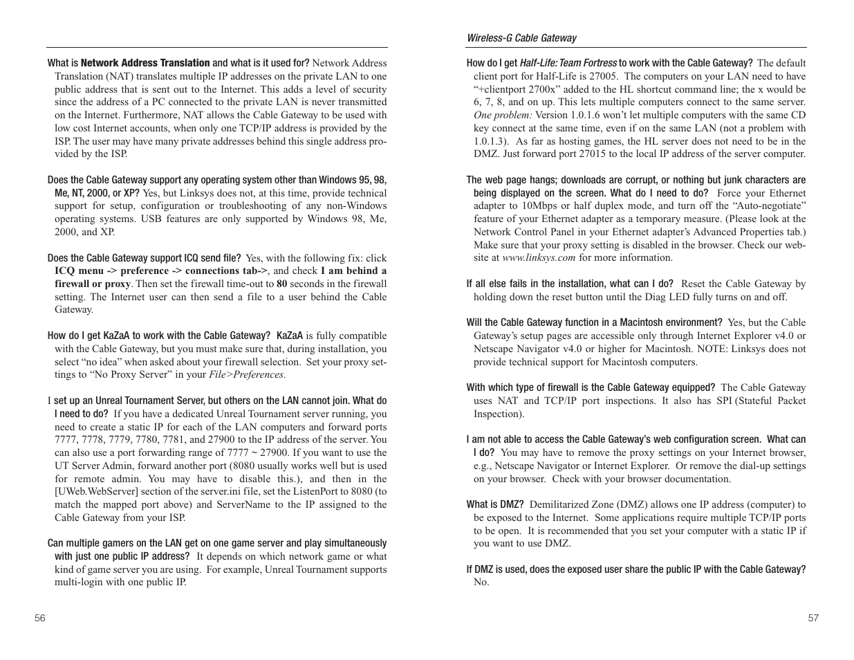 Linksys WCG200 User Manual | Page 32 / 47