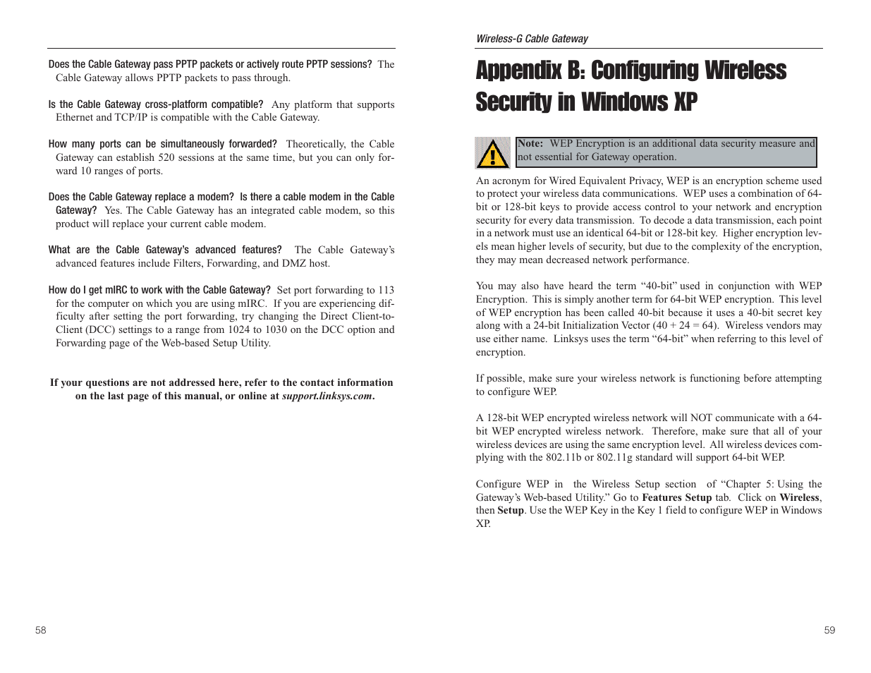 Linksys WCG200 User Manual | Page 33 / 47