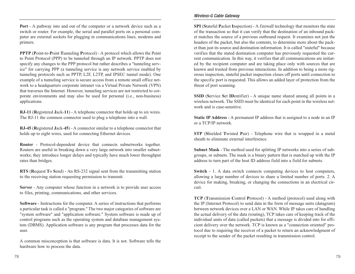 Linksys WCG200 User Manual | Page 43 / 47