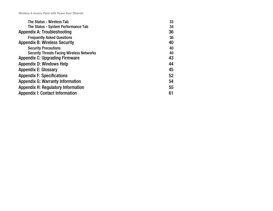 Linksys WAP54GP User Manual | Page 4 / 67