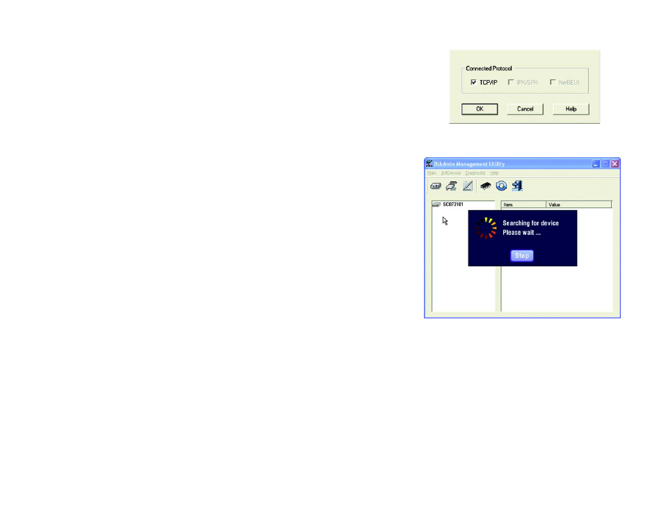 Starting the bi-admin management utility | Linksys WPS54GU2 User Manual | Page 37 / 76