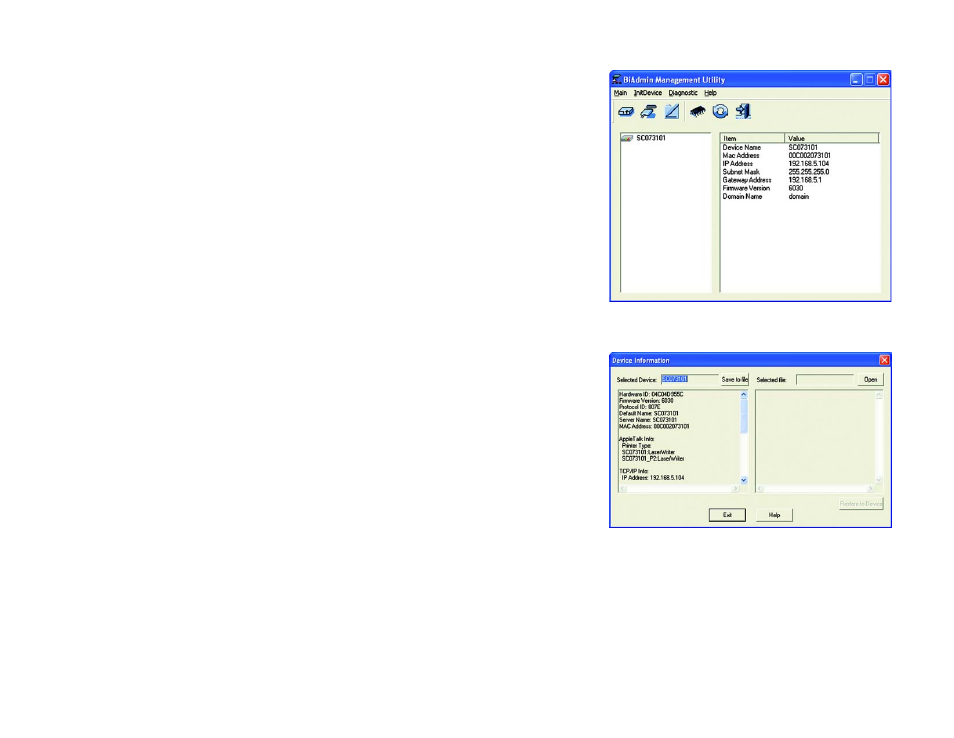 The bi-admin management utility | Linksys WPS54GU2 User Manual | Page 38 / 76