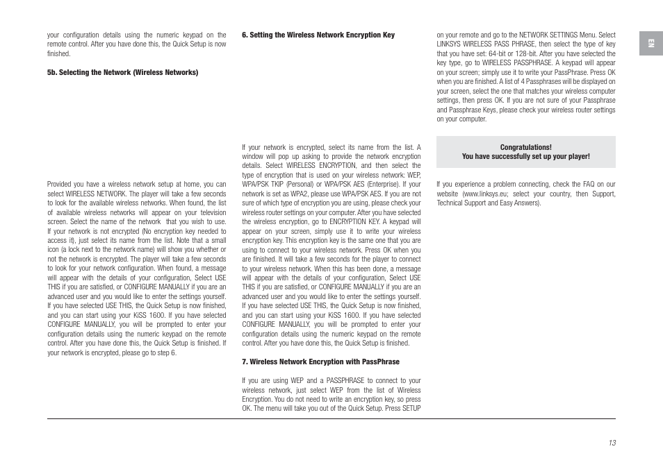 Linksys KiSS 1600 User Manual | Page 11 / 22