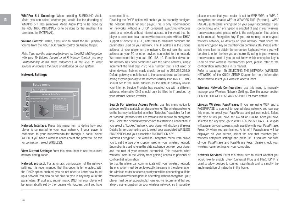 Linksys KiSS 1600 User Manual | Page 18 / 22