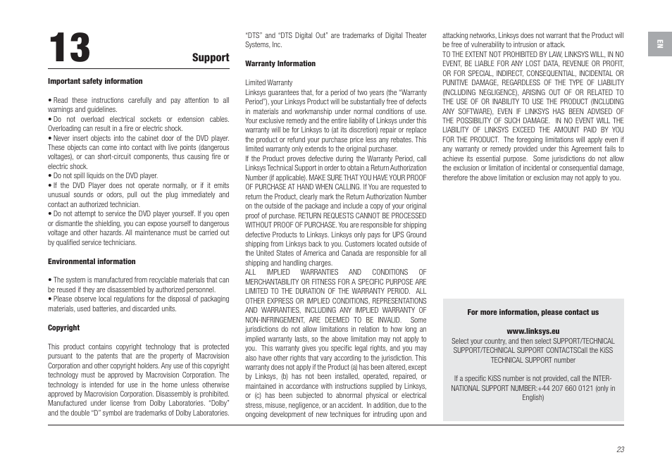 Linksys KiSS 1600 User Manual | Page 21 / 22