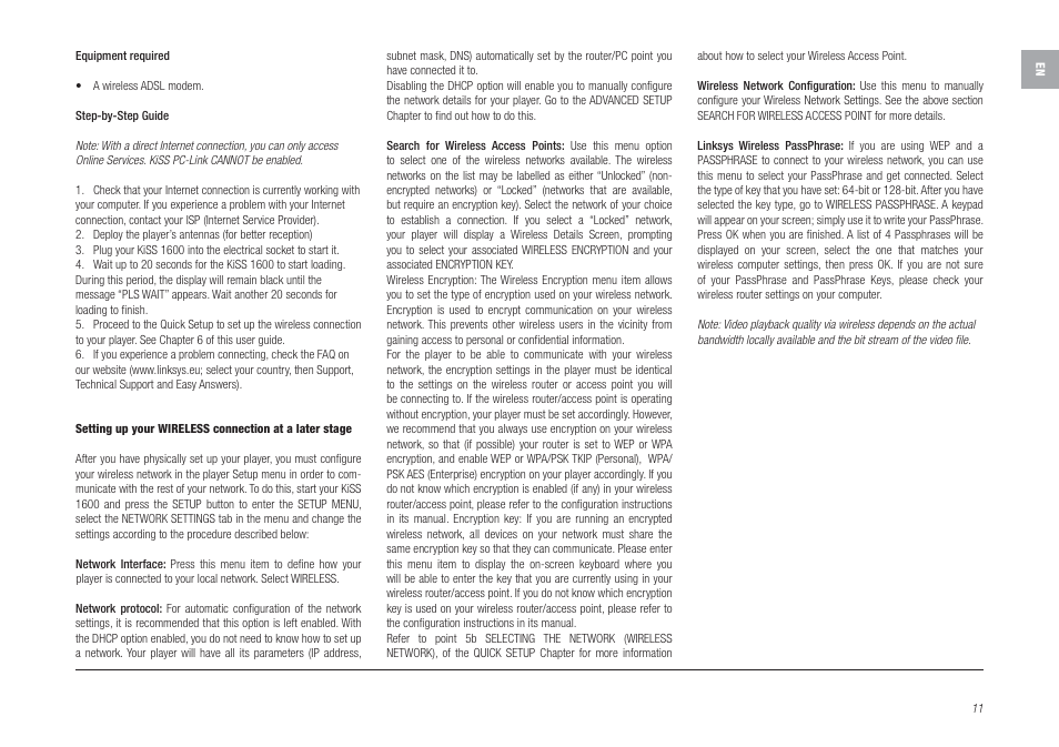 Linksys KiSS 1600 User Manual | Page 9 / 22