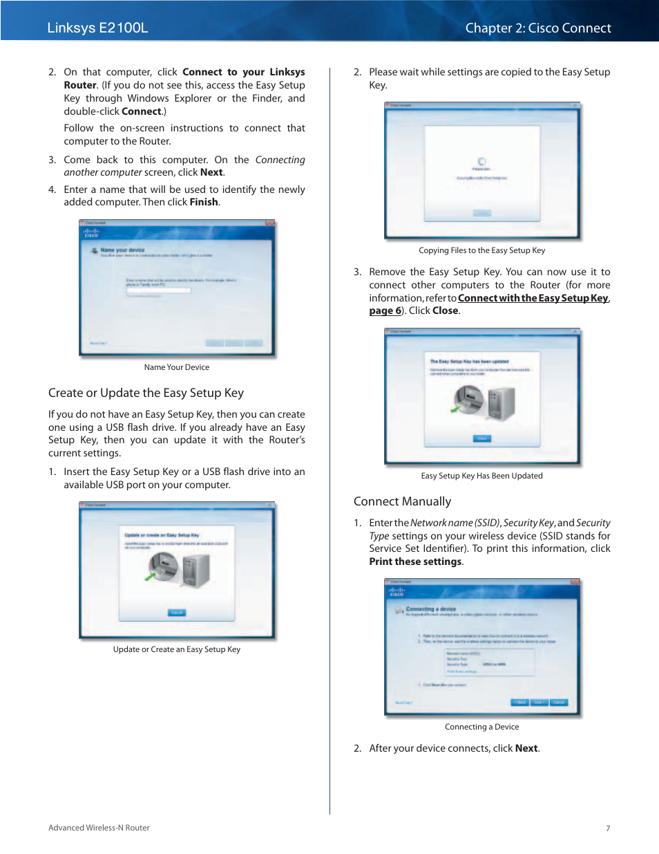 Linksys E2100L User Manual | Page 10 / 78
