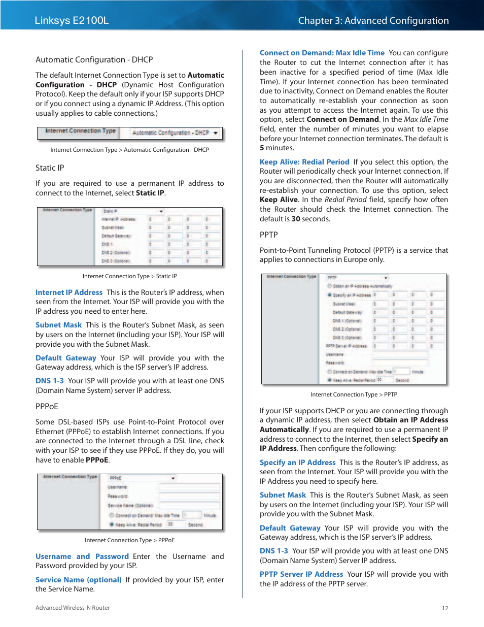 Linksys E2100L User Manual | Page 15 / 78