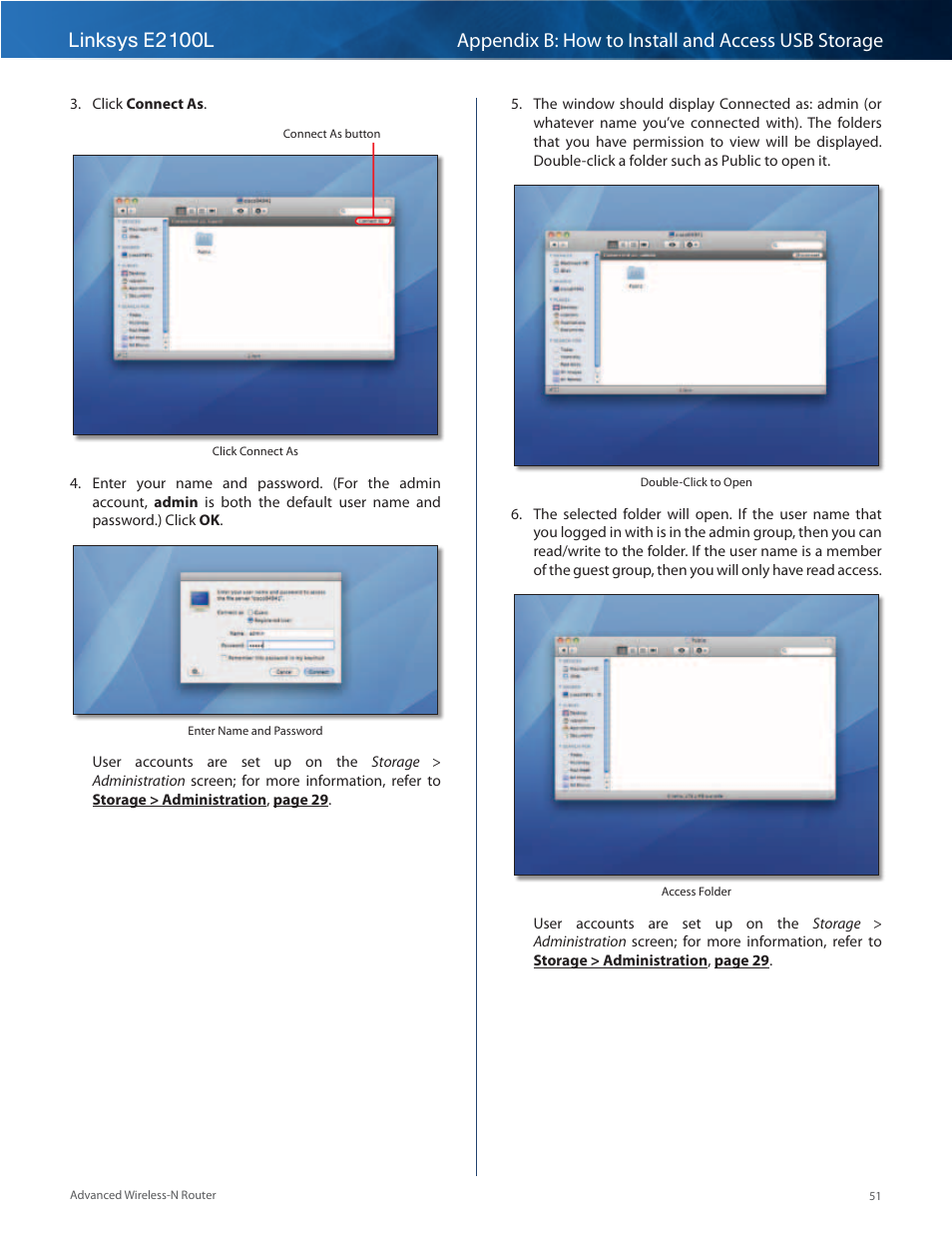 Linksys E2100L User Manual | Page 54 / 78