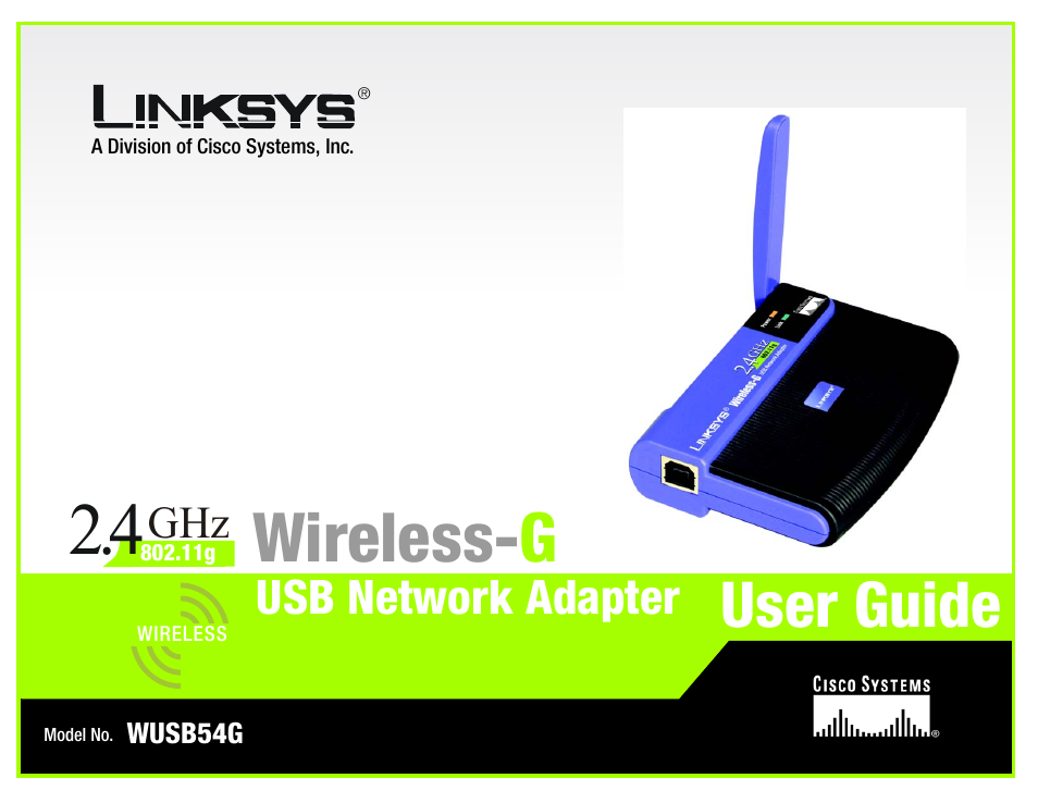 Linksys WUSB54G User Manual | 76 pages