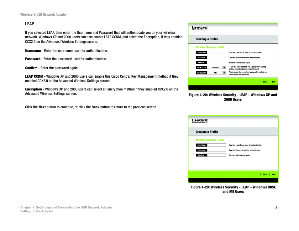 Linksys WUSB54G User Manual | Page 28 / 76