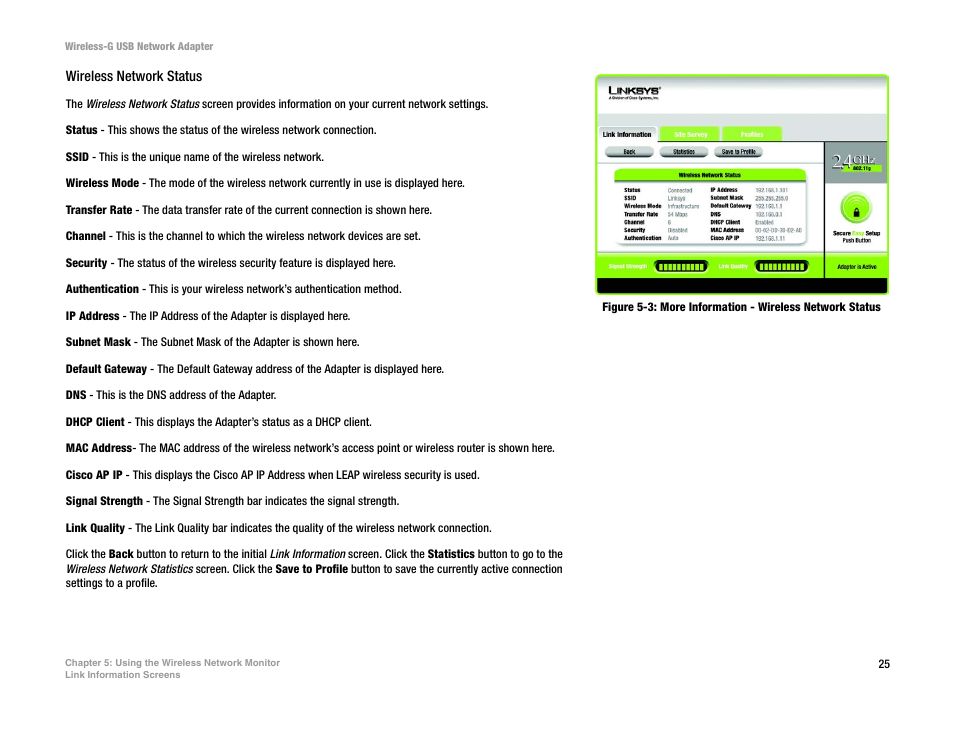 Linksys WUSB54G User Manual | Page 32 / 76