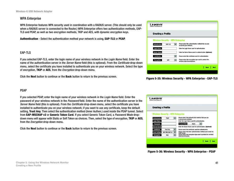 Linksys WUSB54G User Manual | Page 48 / 76