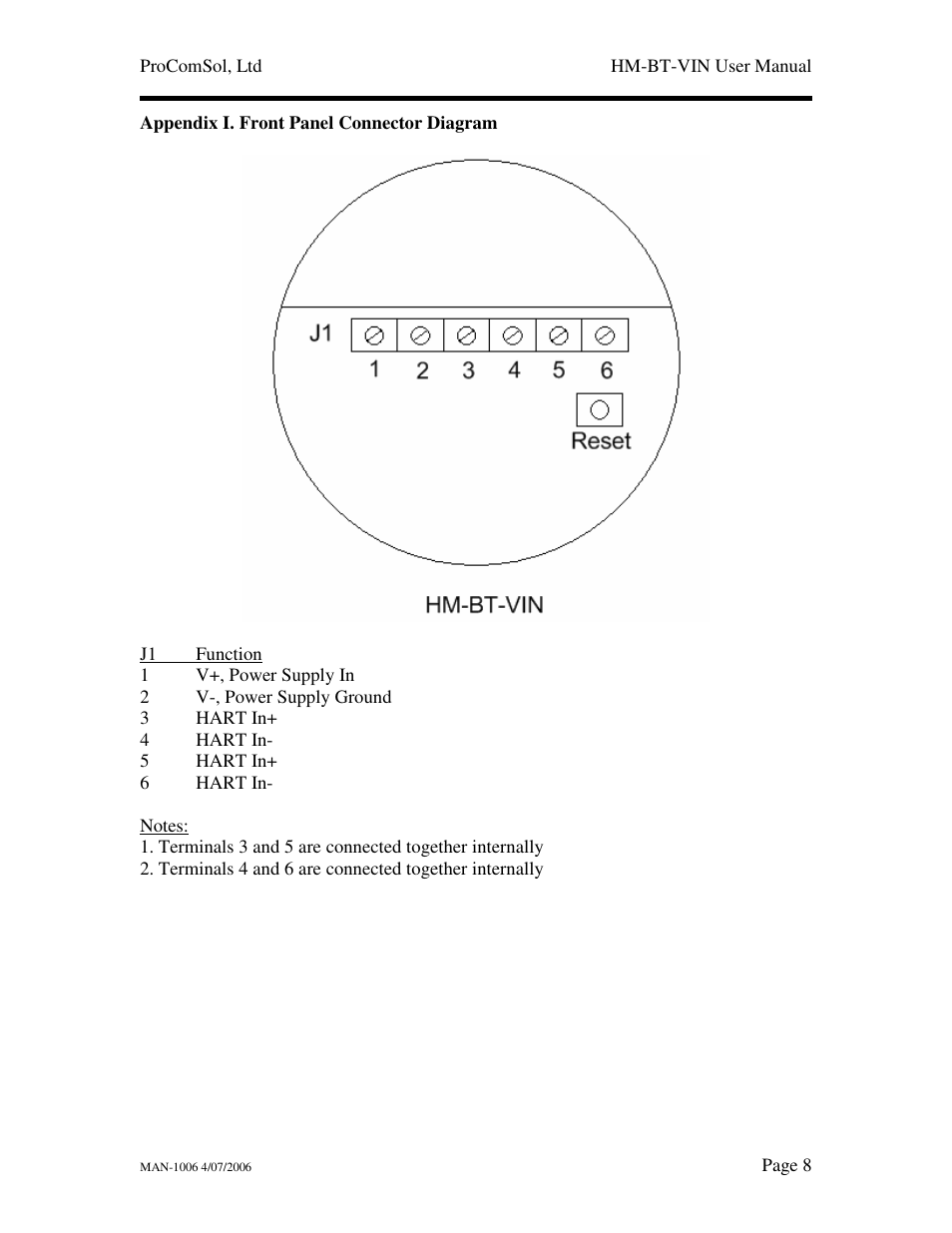 Linksys HM-BT-VIN User Manual | Page 8 / 8