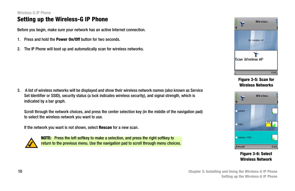 Setting up the wireless-g ip phone | Linksys WIP330 User Manual | Page 16 / 87