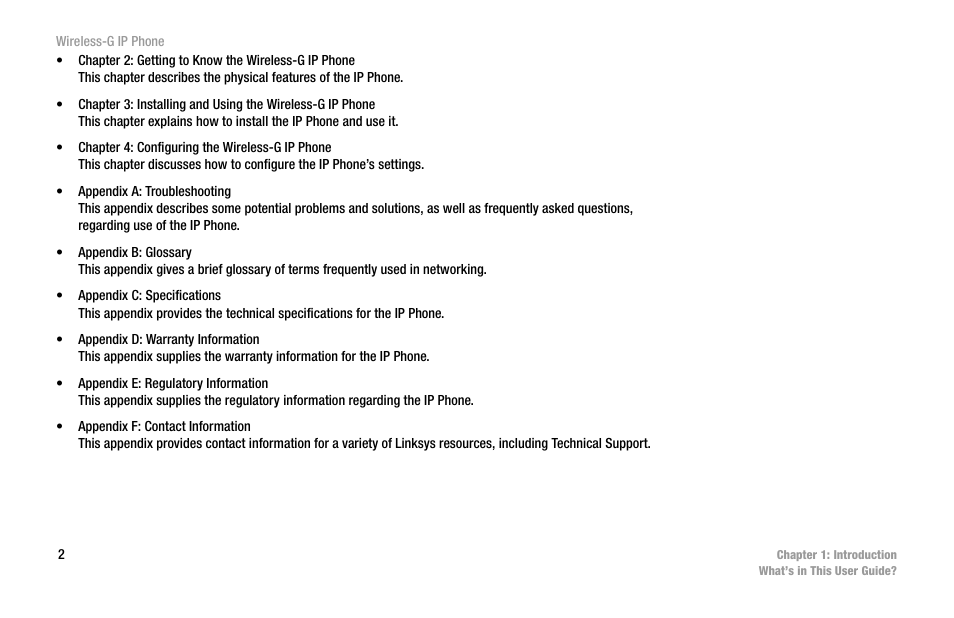 Linksys WIP330 User Manual | Page 8 / 87