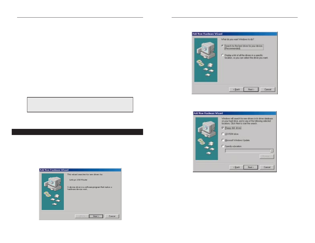 Configuring the befsru31’s usb port | Linksys BEFSR41 v2  EN User Manual | Page 14 / 45
