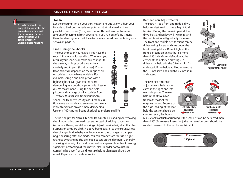 LeapFrog Nitro 4-Tec 3.3TM all-wheel-drive 4809 User Manual | Page 34 / 44