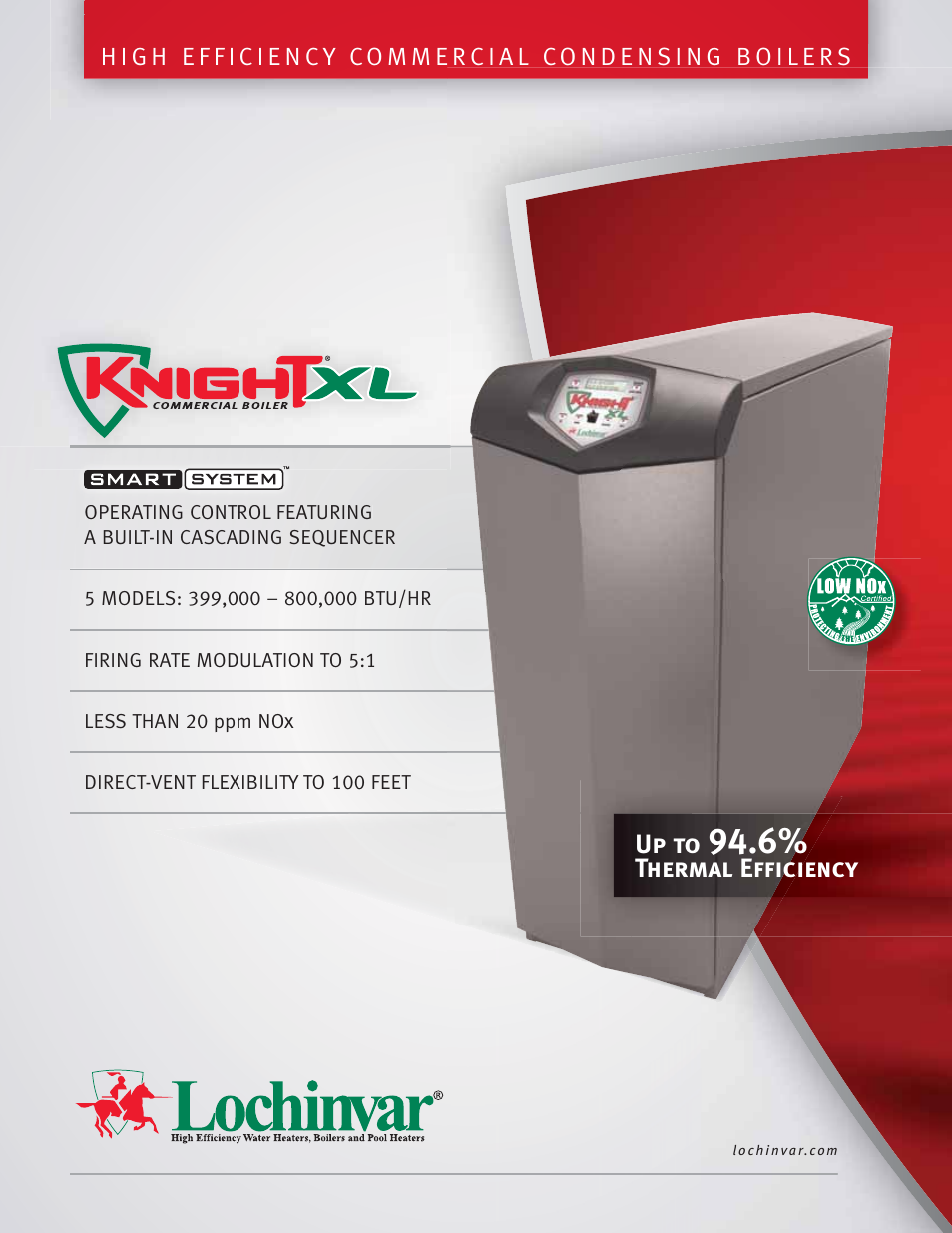 Lochinvar KNIGHT XL KBN600 User Manual | 6 pages