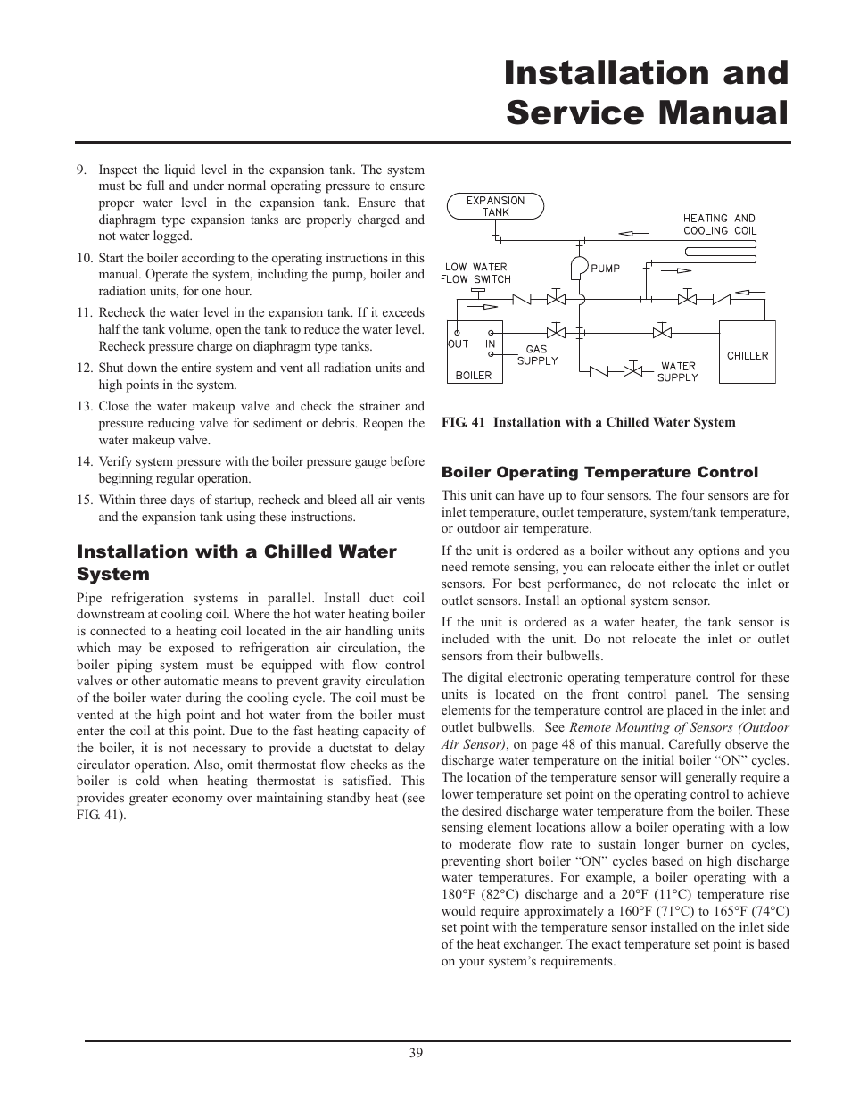 Installation and service manual | Lochinvar 399 User Manual | Page 39 / 72